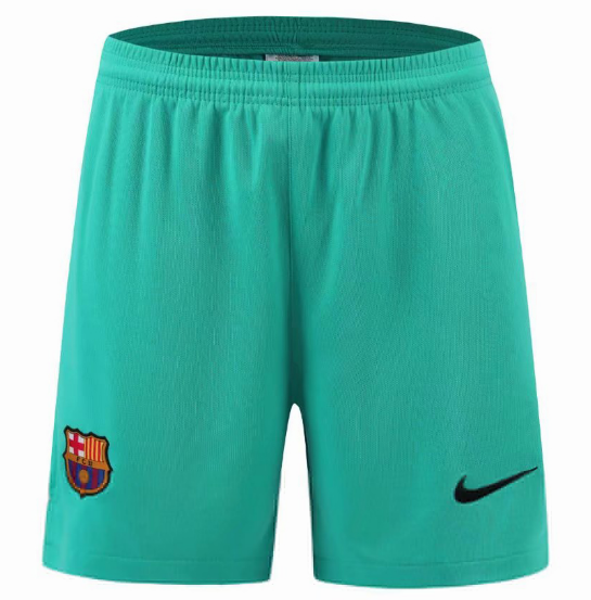 Barcelona Green Goalkeeper Soccer Jersey Shorts 2019/20